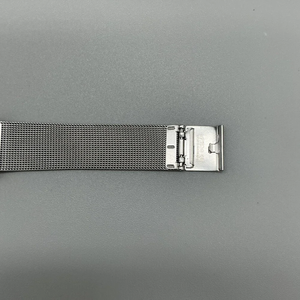 Skagen 16LGS Mens Watch 34mm Silver Tone Two Tone Stainless Date New Battery